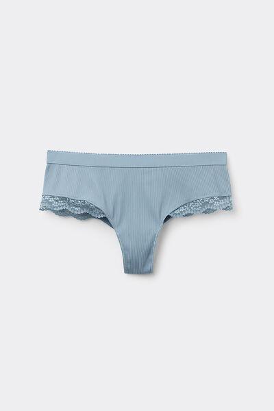 Grey Lounge Retreat French Knickers, , large image number 4