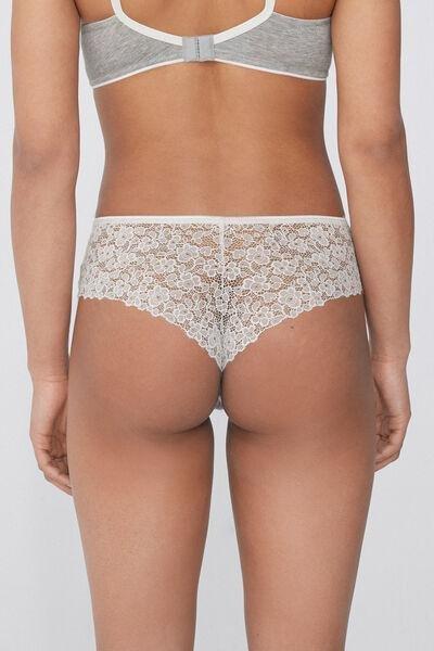 Grey Brazilian-Cut French Knickers, 5701_305Y, large image number 2