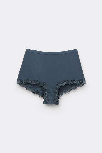 Grey Light Touch High-Waist French Knickers, 5701_731Y, large image number 4