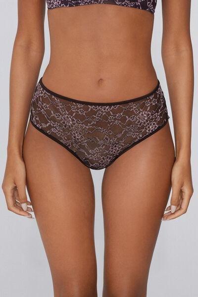 Pink Midnight Bloom Brazilian-Cut French Knickers, 5701_979Y, large image number 0