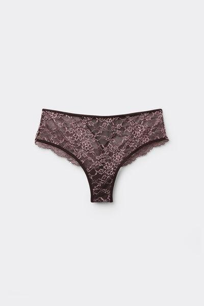 Pink Midnight Bloom Brazilian-Cut French Knickers, 5701_979Y, large image number 2