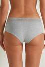 Tezenis - Grey Blend Cotton And Recycled Lace French Knickers