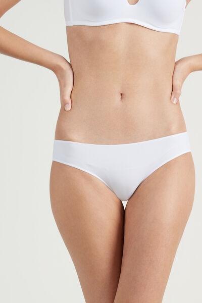 White Microfibre Panties, , large image number 0