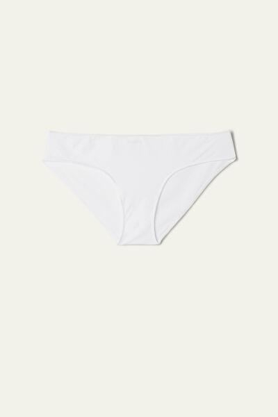White Microfibre Panties, , large image number 4