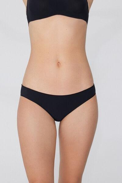 Black Low-Rise Panties, Black, large image number 1