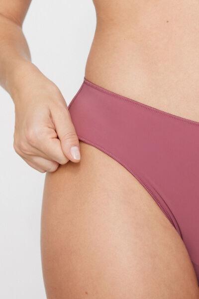 Pink Recycled Microfibre Classic Knickers, 5701_179Z, large image number 3