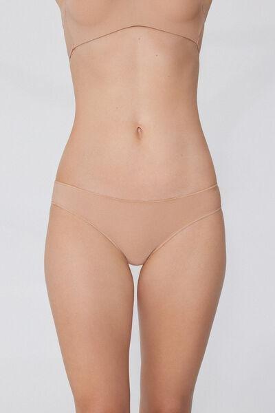 Beige Low-Rise Panties, Natural Blush, large image number 1