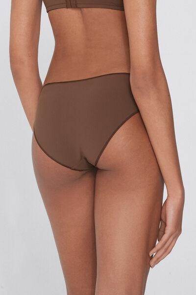Caramel Low Waist Lace Knickers, 5701_304Y, large image number 2