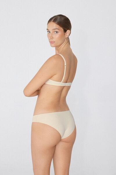 Tezenis Brown Classic Laser Cut Microfiber Brief Underwear Women's Lar -  beyond exchange