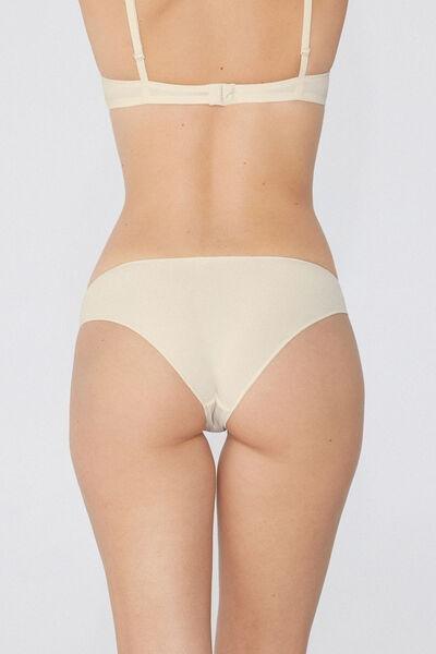 Cream Low-Rise Panties, , large image number 1