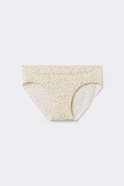 Cream Laser-Cut Printed Microfibre Briefs, 5701_515W, large image number 4