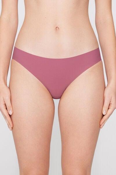 Pink Laser-Cut Recycled Microfibre Knickers, 5701_179Z, large image number 1