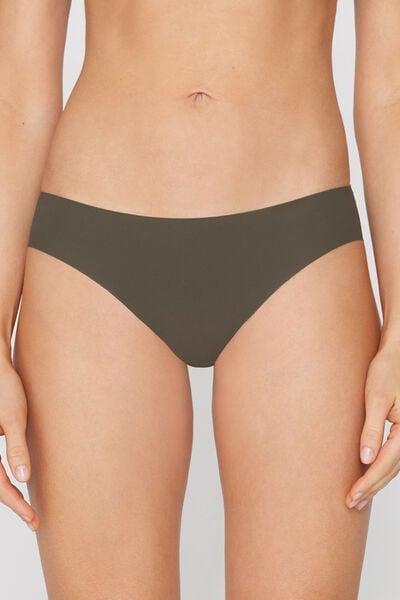 Green Laser-Cut Recycled Microfibre Knickers, 5701_226Z, large image number 1