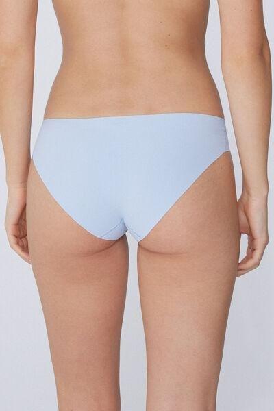 Blue Laser-Cut Microfibre Briefs, , large image number 2