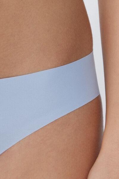 Blue Laser-Cut Microfibre Briefs, , large image number 3