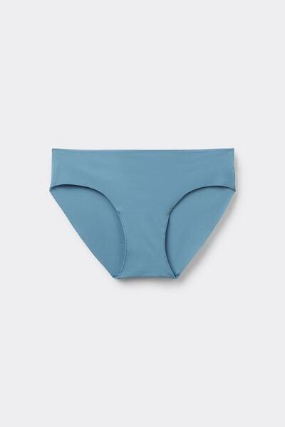 Blue Laser-Cut Recycled Microfibre Knickers, 5701_525Z, large image number 4