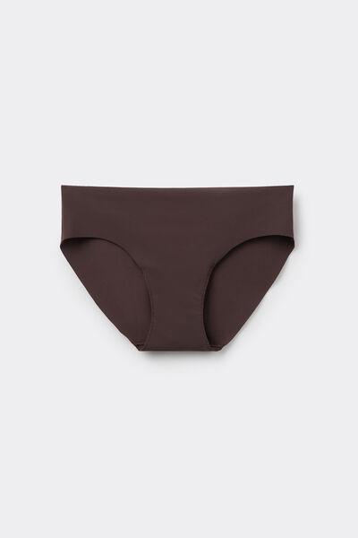 Brown Laser-Cut Recycled Microfibre Knickers, 5701_680Z, large image number 0