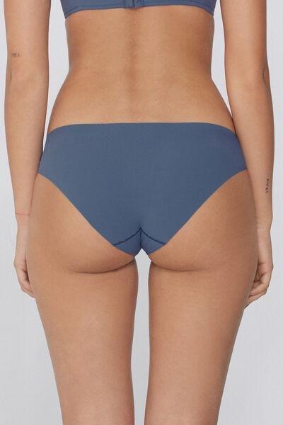 GALACTIC BLUE Laser-Cut Recycled Microfibre Knickers, , large image number 2