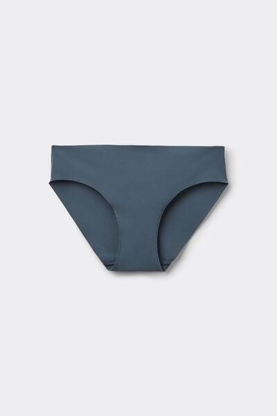 Grey Laser-Cut Recycled Microfibre Knickers, , large image number 3