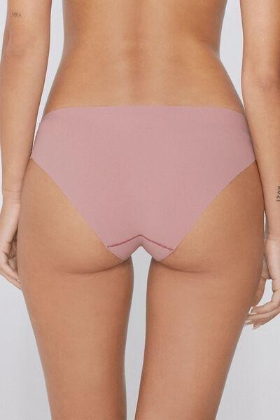 Pink Laser-Cut Recycled Microfibre Knickers, , large image number 2
