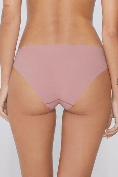 Pink Laser-Cut Recycled Microfibre Knickers, 5701_946Y, large image number 2