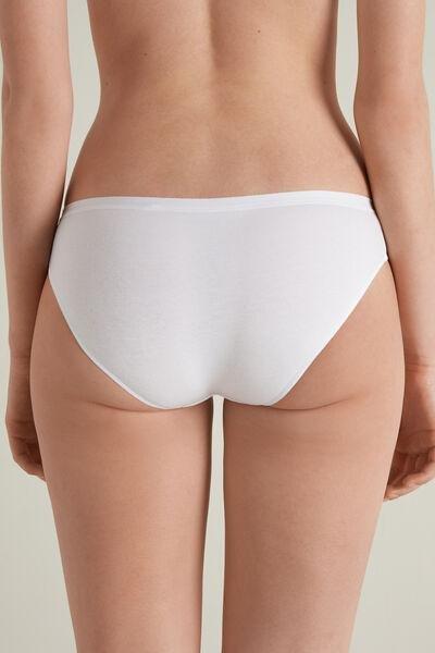 Women's White Cotton Panties