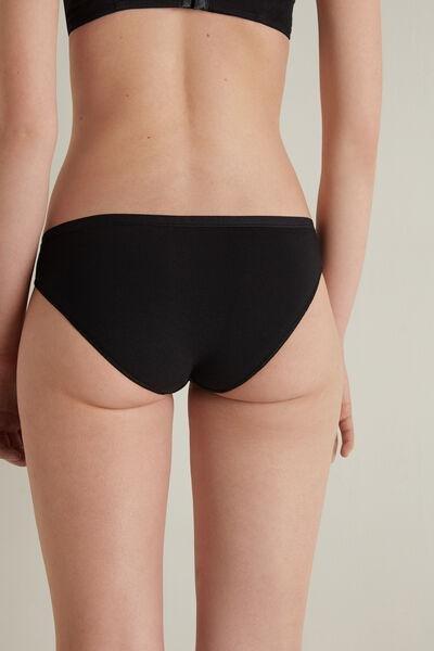 Black Elasticated Panties, , large image number 2