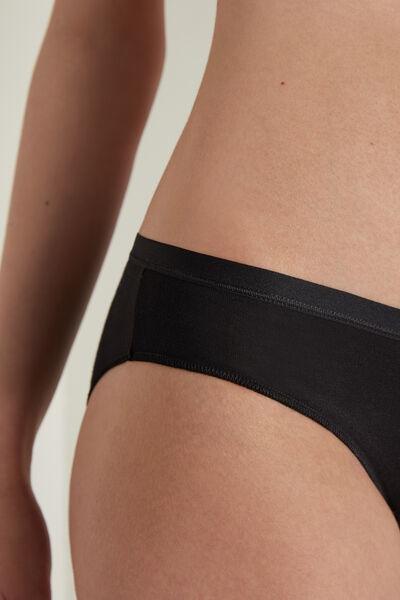 Black Elasticated Panties, , large image number 3