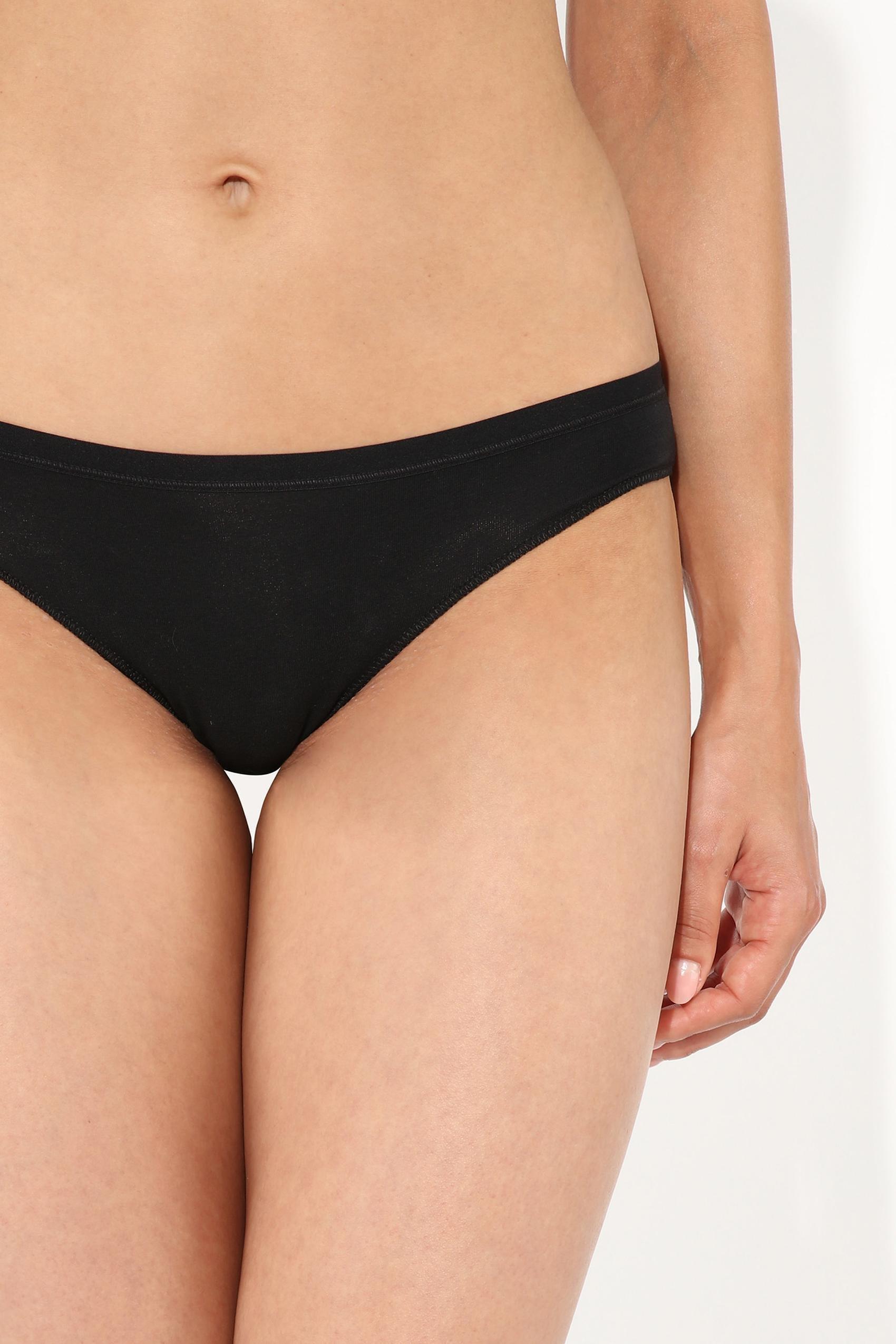 Black Elasticated Panties, , large image number 6