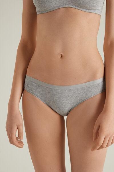 Grey Elasticated Panties, , large image number 0
