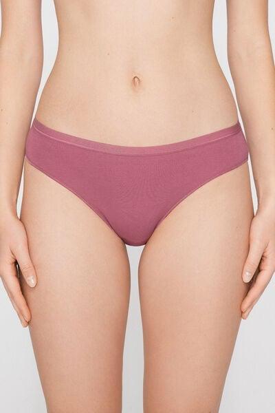 Pink Women Cotton Knickers, 5701_179Z, medium