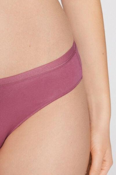 Pink Women Cotton Knickers, 5701_179Z, large image number 3