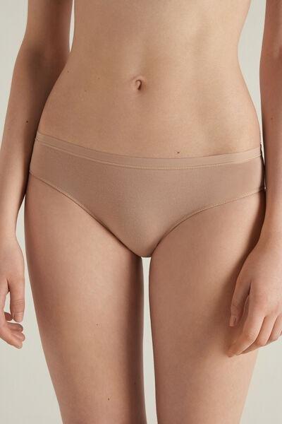 Beige Elasticated Panties, , large image number 0