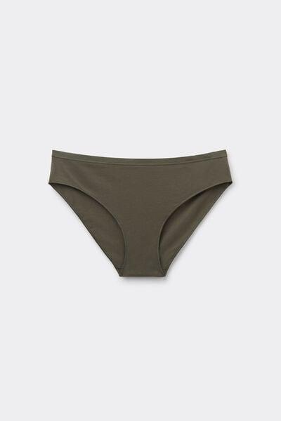 Green Stretchy Cotton Knickers, 5701_226Z, large image number 4
