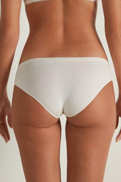 Cream Elasticated Panties, , large image number 2