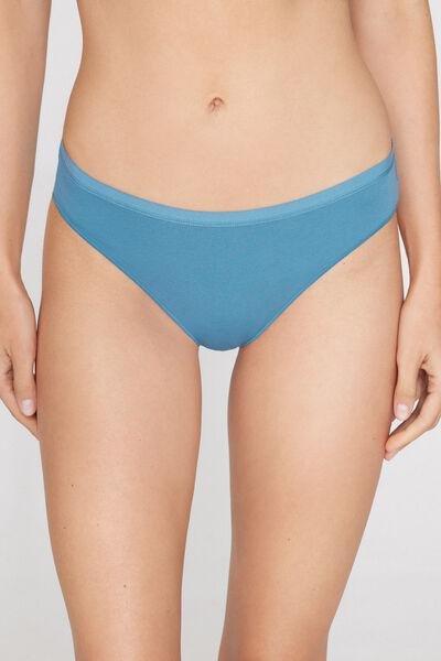 Blue Breathable Fabric Cotton Knickers, 5701_525Z, large image number 1