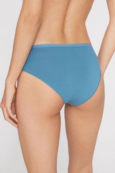 Blue Breathable Fabric Cotton Knickers, 5701_525Z, large image number 2