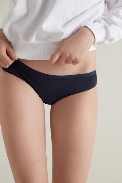 Blue Elasticated Panties, , large image number 1
