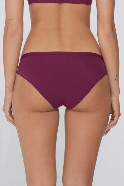 Burgundy Stretchy Knickers, 5701_719Y, large image number 2