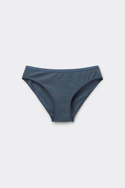 Grey Stretchy Cotton Knickers, , large image number 4