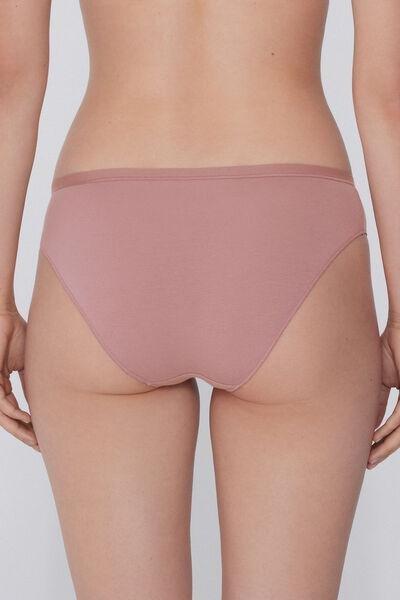 Pink Stretchy Cotton Knickers, , large image number 1