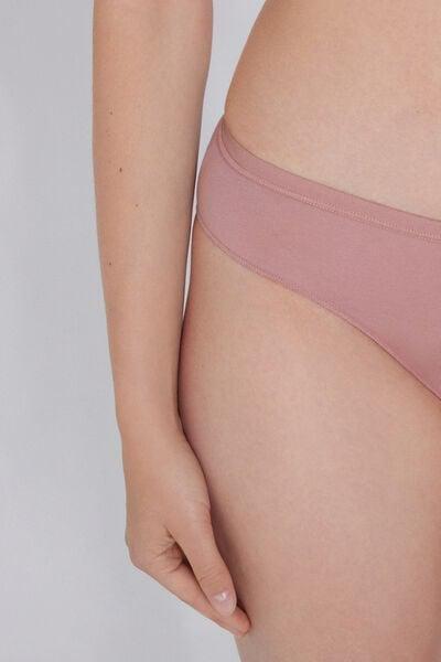 Pink Stretchy Cotton Knickers, , large image number 2