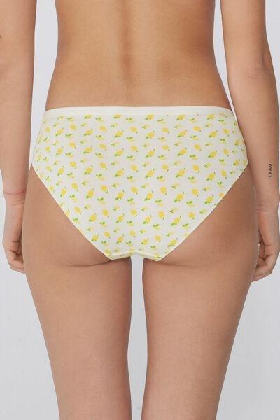 Yellow Printed Briefs, 5701_611Y, large image number 2
