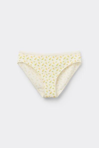 Yellow Printed Briefs, 5701_611Y, large image number 4