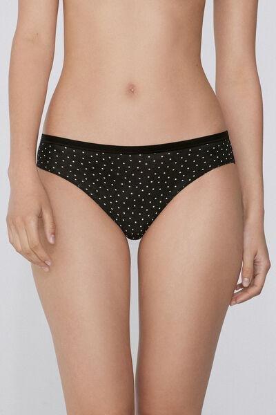 NERO ST.PUNTA SPILLO Printed Cotton Briefs, , large image number 0