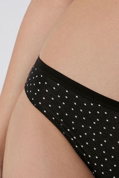 NERO ST.PUNTA SPILLO Printed Cotton Briefs, , large image number 3