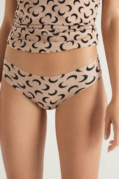Pink Blush Moon Print Briefs, 5701_410U, large image number 0