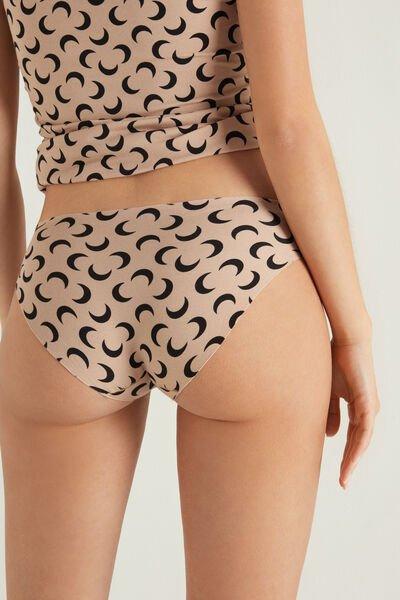 Pink Blush Moon Print Briefs, 5701_410U, large image number 2