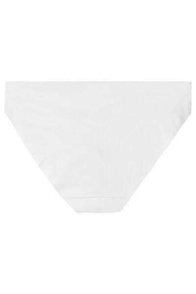White Seamless Stretch Briefs, , large image number 5