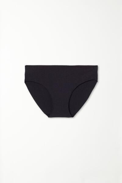 Black Seamless Stretch Briefs, , large image number 4